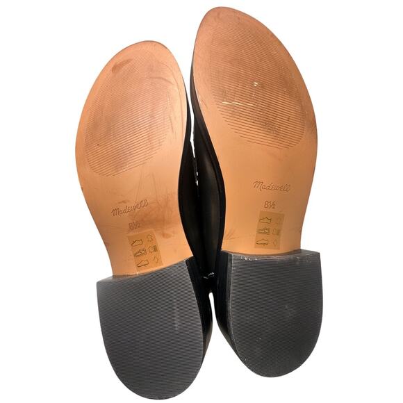 Madewell The Vernon Loafer True Black Sz 8.5 Worn 1X Preppy Career Academia Chic - Picture 5 of 16